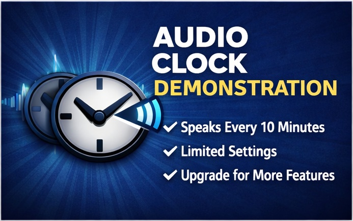 Audio Clock banner