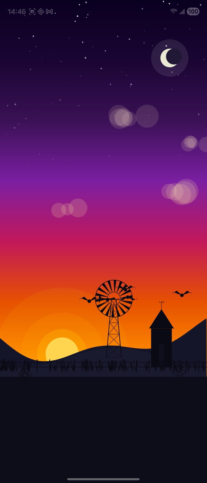 MyStupidApp sunset wallpaper screenshot 2